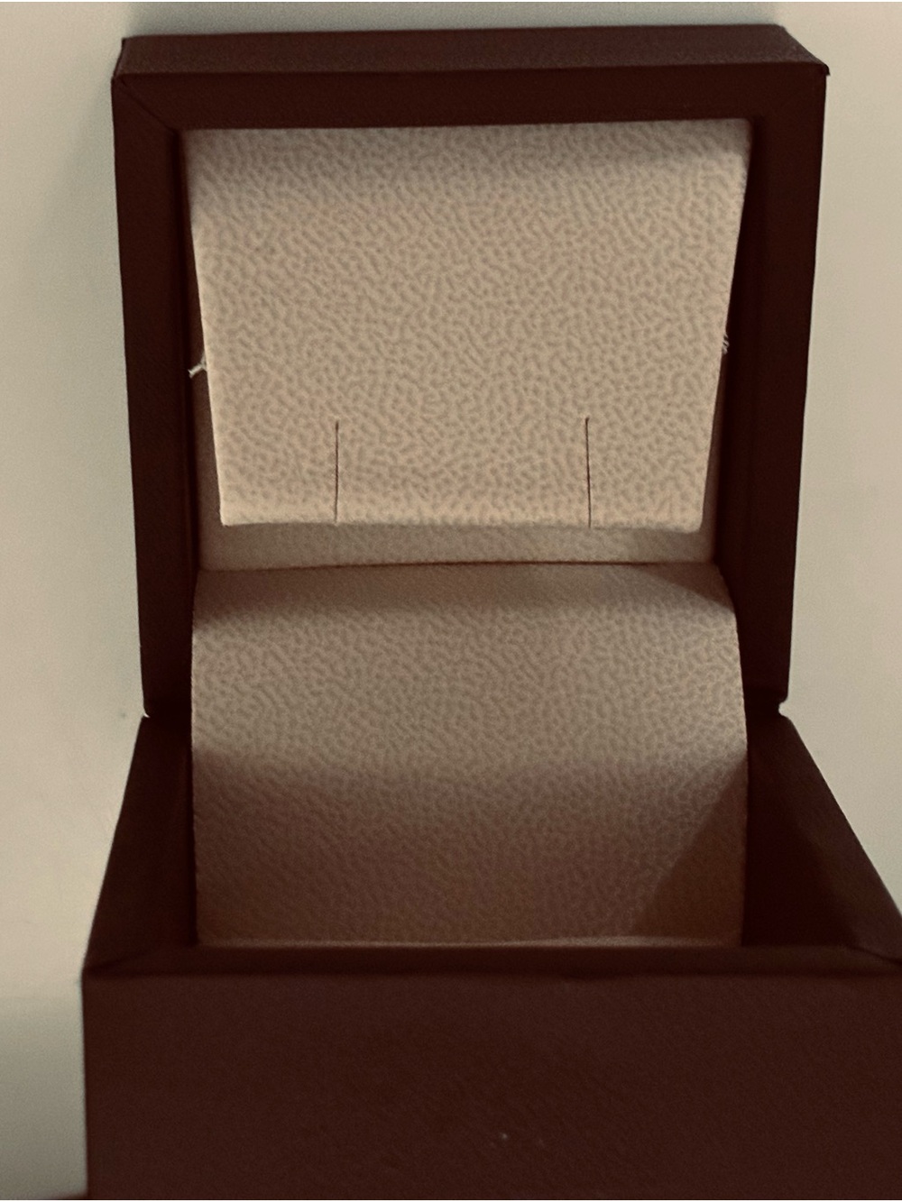 Brown Jewelry Ring Box - Classic Presentation